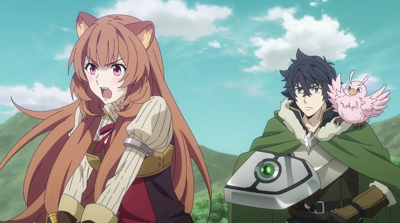 The Shield Hero team leveling up