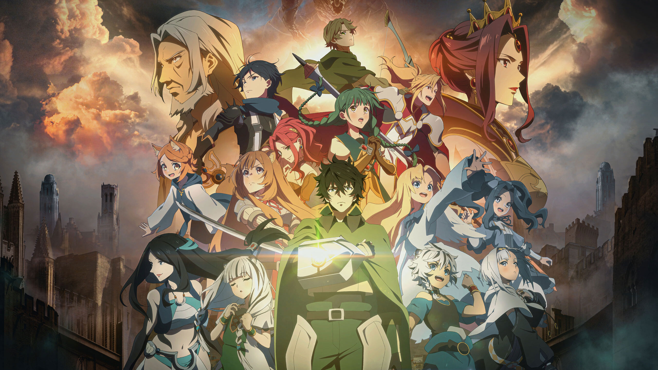 Characters from The Rising of The Shield Hero