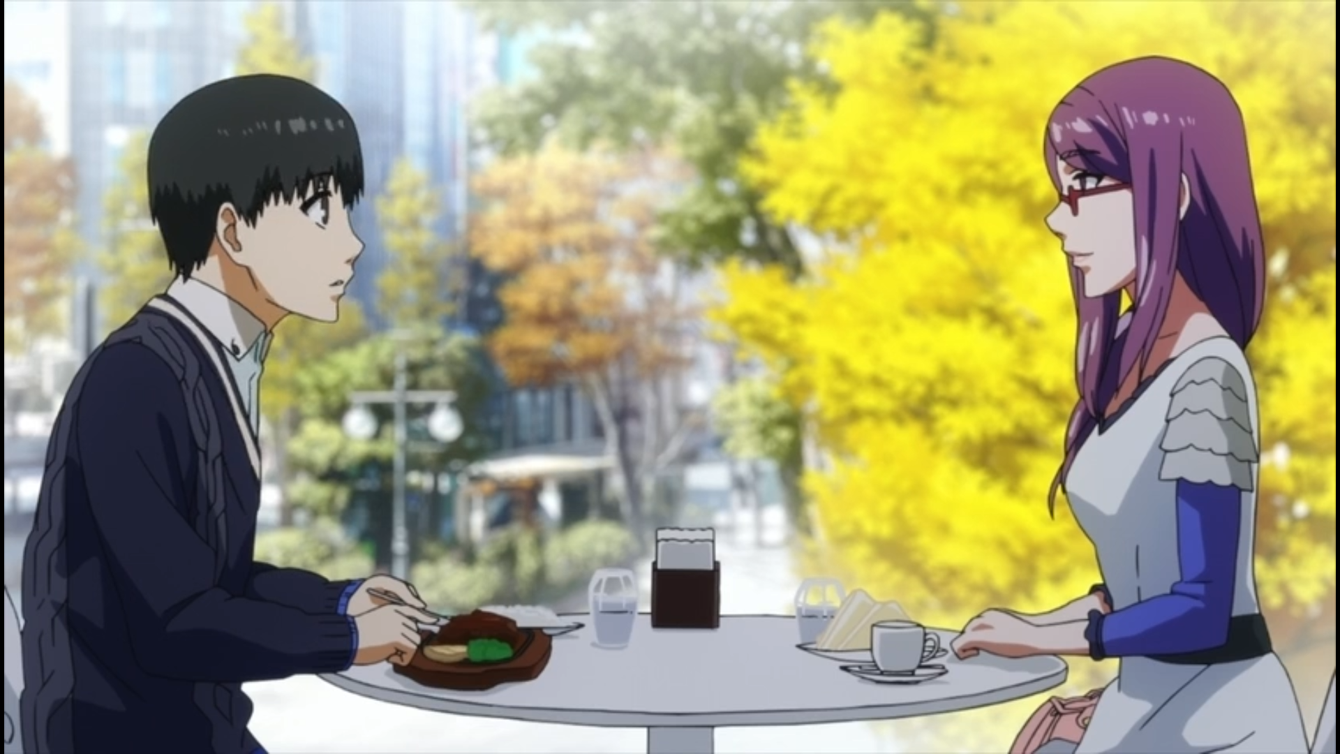 Cita de Kaneki y Rize