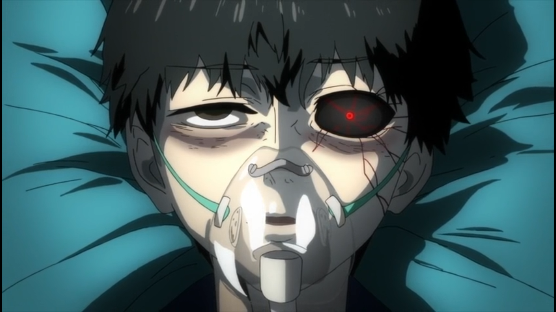 Kaneki en el hospital